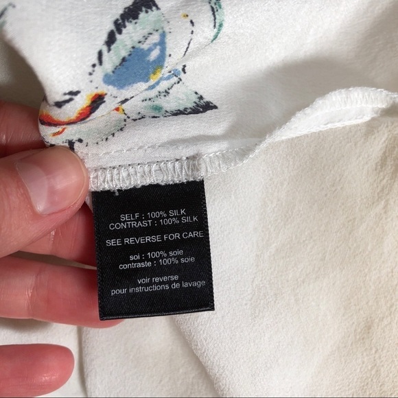 PJK💕Patterson J. Kincaid Butterfly Silk Flowy Top - Picture 4 of 8